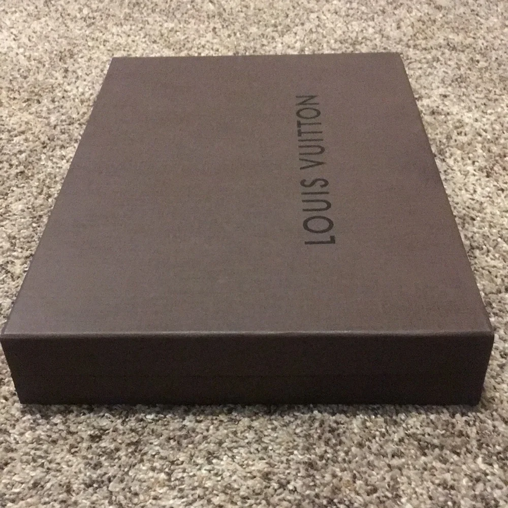 Authentic Louis Vuitton Brown Medium Box 15”x10”x2” Gift Box